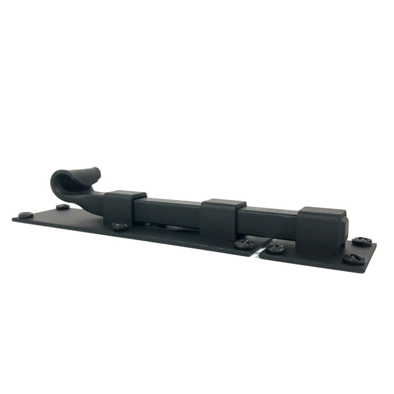 Forged Iron Square Bolt Latch, 6"