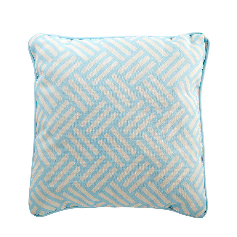 Abilene Outdoor Pillow, 16" x 16", Yellow