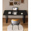 Bureau en pierre frittée avec porte-revues et structure en métal-1047008815-1047008785