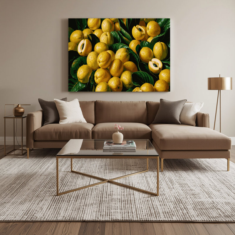 «Fruit Abiu», art mural sur toile vert, H 11 po x l 14 po