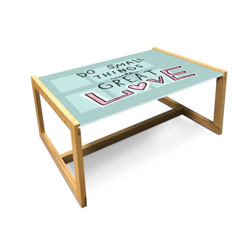 Jafeth Trestle Coffee Table, 40cm H x 91cm W x 62cm D