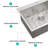 30X22 Inch Kitchen Sink Drop In 16 Gauge Stainless Steel 30" Single Bowl Topmount Kitchen Sink Basin