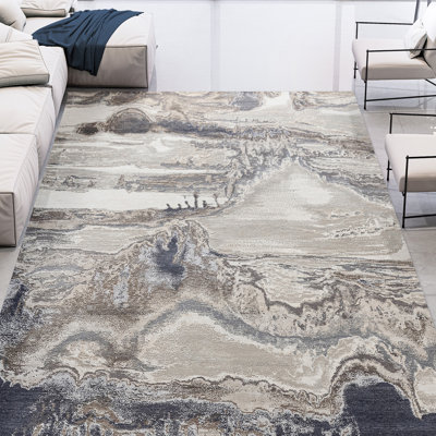 Tapis rectangulaire noué à la main