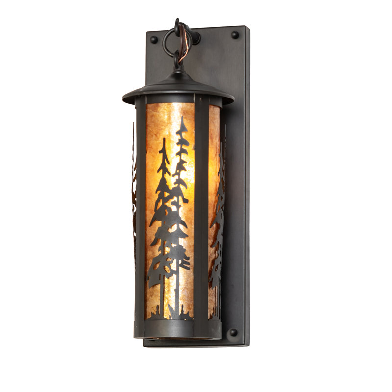 5" Wide Fulton Tall Pines Wall Sconce