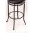 Swivel Upholstered Counter Stool with Metal Frame-41695111