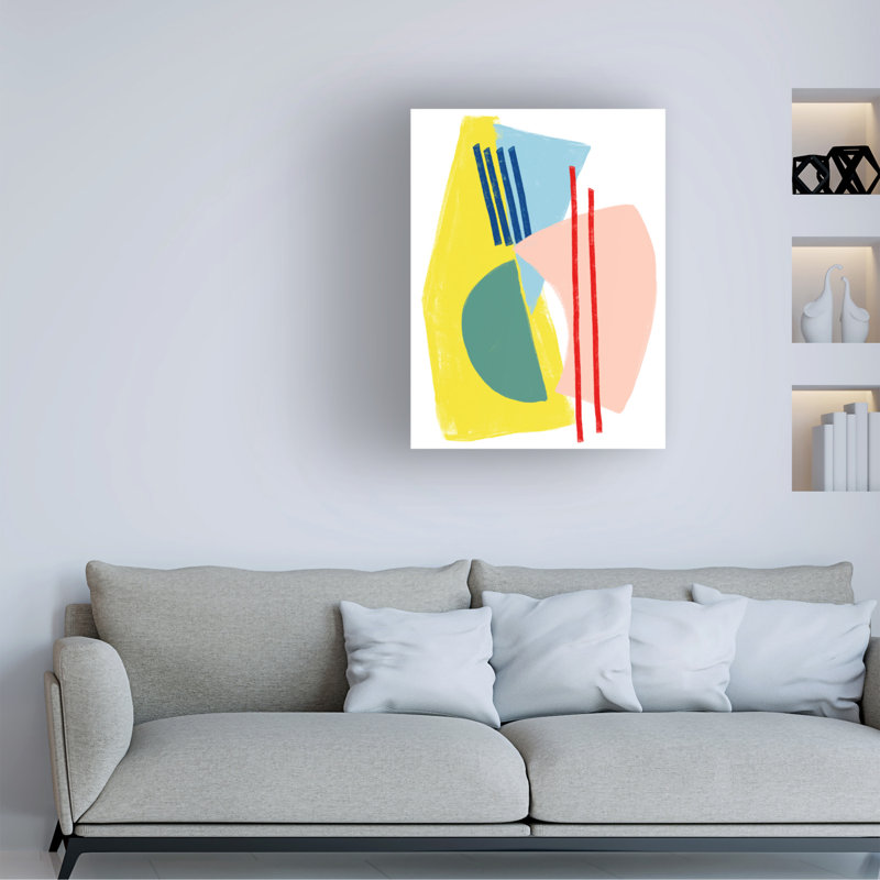 «June Erica Vess Color Plan Iii», art sur toile, H 24 po x l 18 po x P 2 po