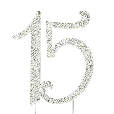 Surmatelas à gâteau rhinestone 15 po