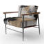 Fauteuil d'appoint décoratif en velours noir et doré Expression III-686268913