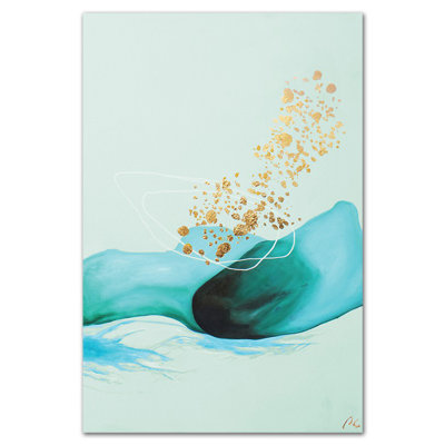 Abstraction - Wrapped Canvas Painting
