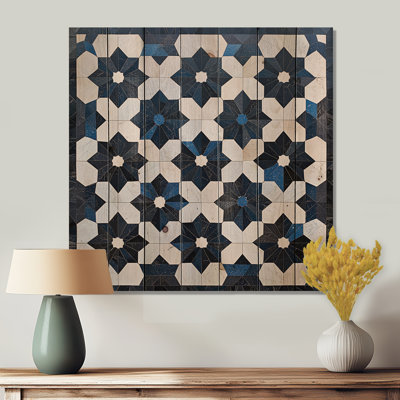 Islamic Patterns In Marrakech - Islam Wood Wall Art On Natural Pine Wood