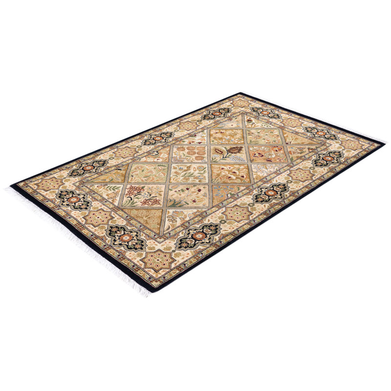 Classic One-of-a-Kind 2'8" X 4'2" Hand Knotted Area Rug