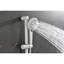 Shower System: White Brass, Head, Hand Shower, Slide Bar, Bodysprays - Wall Mounted Version Brass Style Collection