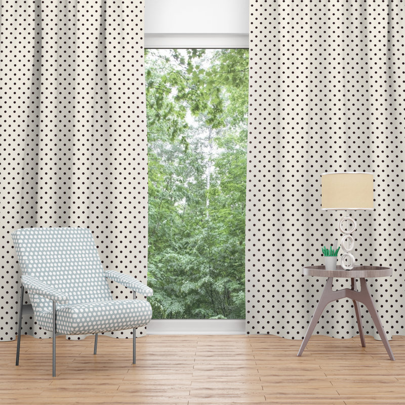 Room Darkening Curtain Pair, 20" W x 52" H