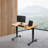 Adjustable Metal Base Standing Desk-60317187-60317186
