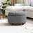 25'' Oversized Upholstered Round Storage Ottoman-696017966