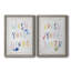 «Wash Your Hands», ensemble de 2 reproductions d'art sur toile encadrées-35045189-35045210