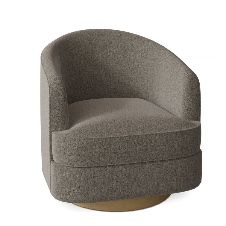 Tipsy Upholstered Swivel Barrel Chair