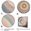 Serendipity In Retro Pink Pastel - Abstract Spirals, art mural sur toile-153141425-153141420