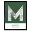 Madrid Spain City Map by Wee Blue Coo - Single Picture Frame Typography