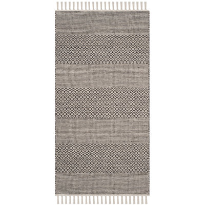 Bester Hand Woven Cotton Striped Rug