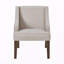 Chaise d'appoint Mid-Century moderne, fauteuil rembourré en tissu avec pieds en bois massif pour le salon, la chambre à coucher, le bureau-133945699