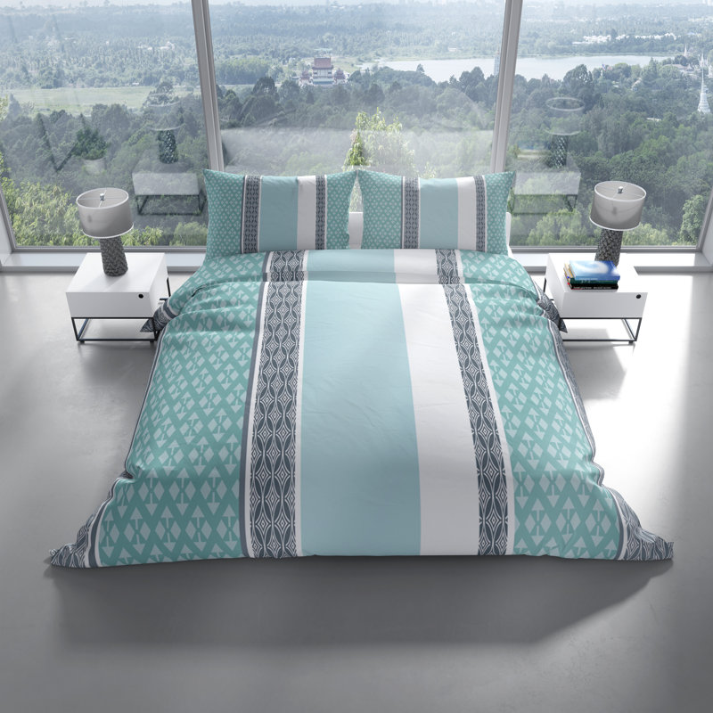 Roeut Duvet Cover, 2x 135 x 200cm Duvet Cover + 2 80x80cm Pillowcases