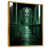 Toile avec cadre flottant or