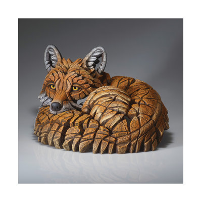 EDGE Sculpture EDGES Curled Up Fox