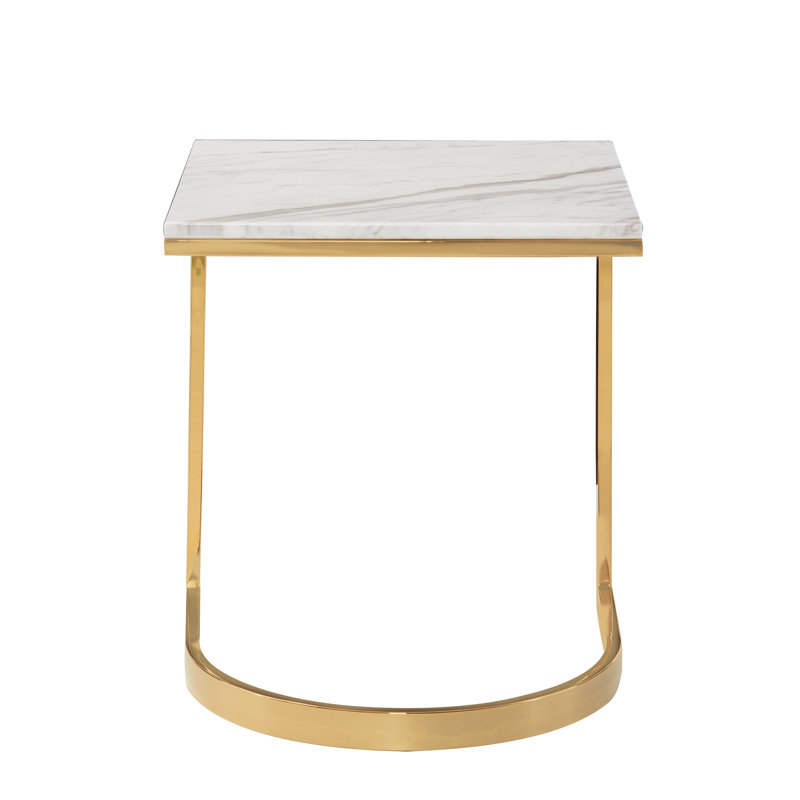 Blanchard Marble Top End Table