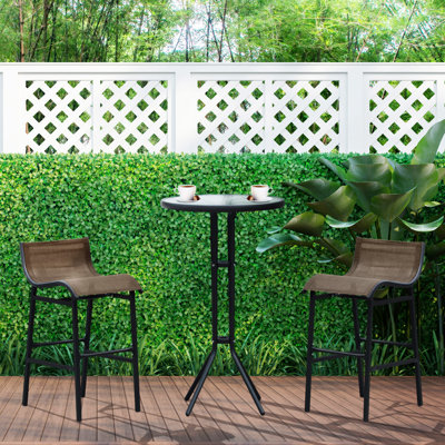 Ensemble bistro pour 2 personnes Outsunny
