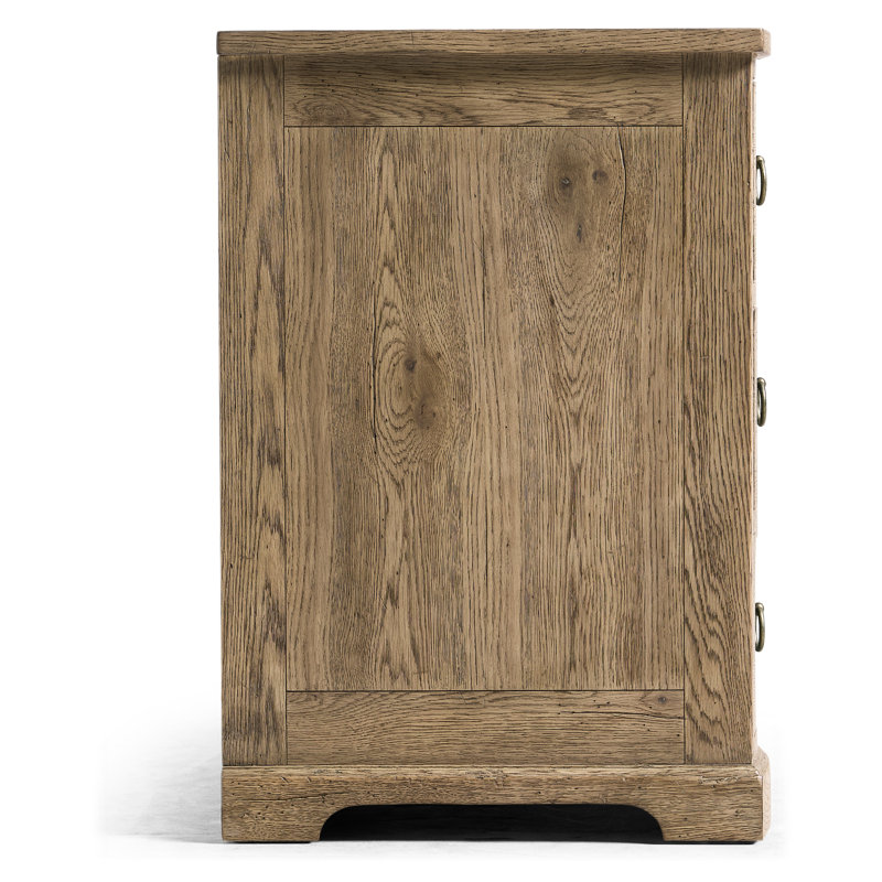 Echo Canyon 3 - Drawer Solid Wood Nightstand