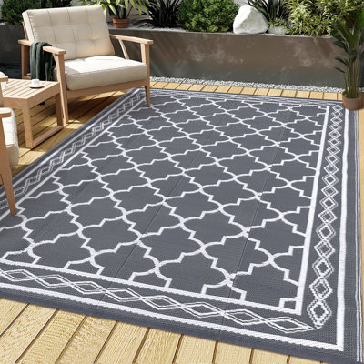 Outdoor Rug Waterproof Outdoor Rug Patio Reversible Plastic Straw Rug Vintage Camping Rug Outdoor Carpet for Porch Deck Backyard Balcony