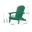 Chaise Adirondack Malibu-314250965