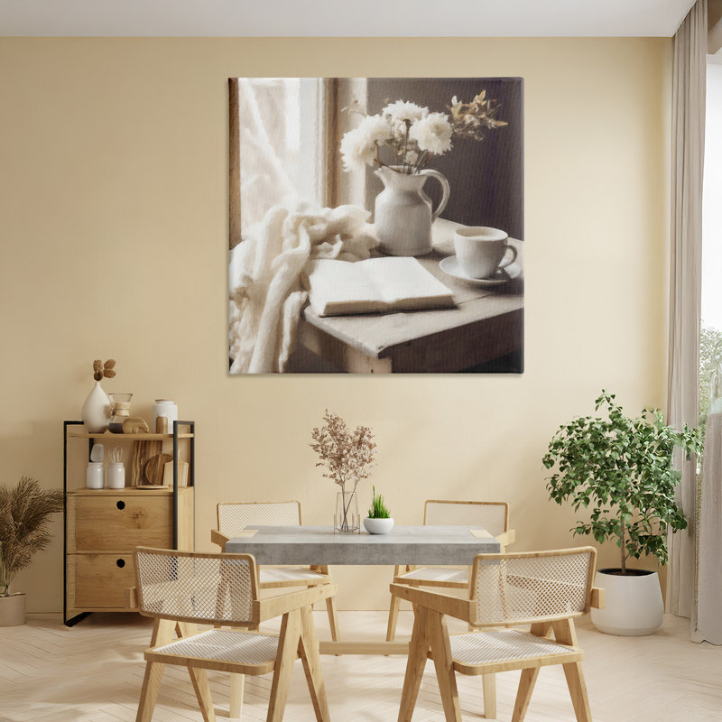 «Neutral Morning Coffee», conception par Riley B, H 36 po x l 36 po