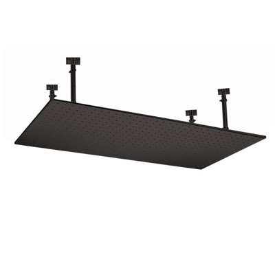 Fontana 16" x 31" LED Shower Head in Oil Rubbed Bronze – Color Changing Temperature-Activated Lights