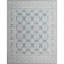 Hardanger Oriental Hand Tufted Wool Area Rug in Denim/White-214914123