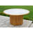 Estate 7 Pc. Round Teak & Stone Dining Set With Wicker Stacking Chairs-1976197127-1976197121