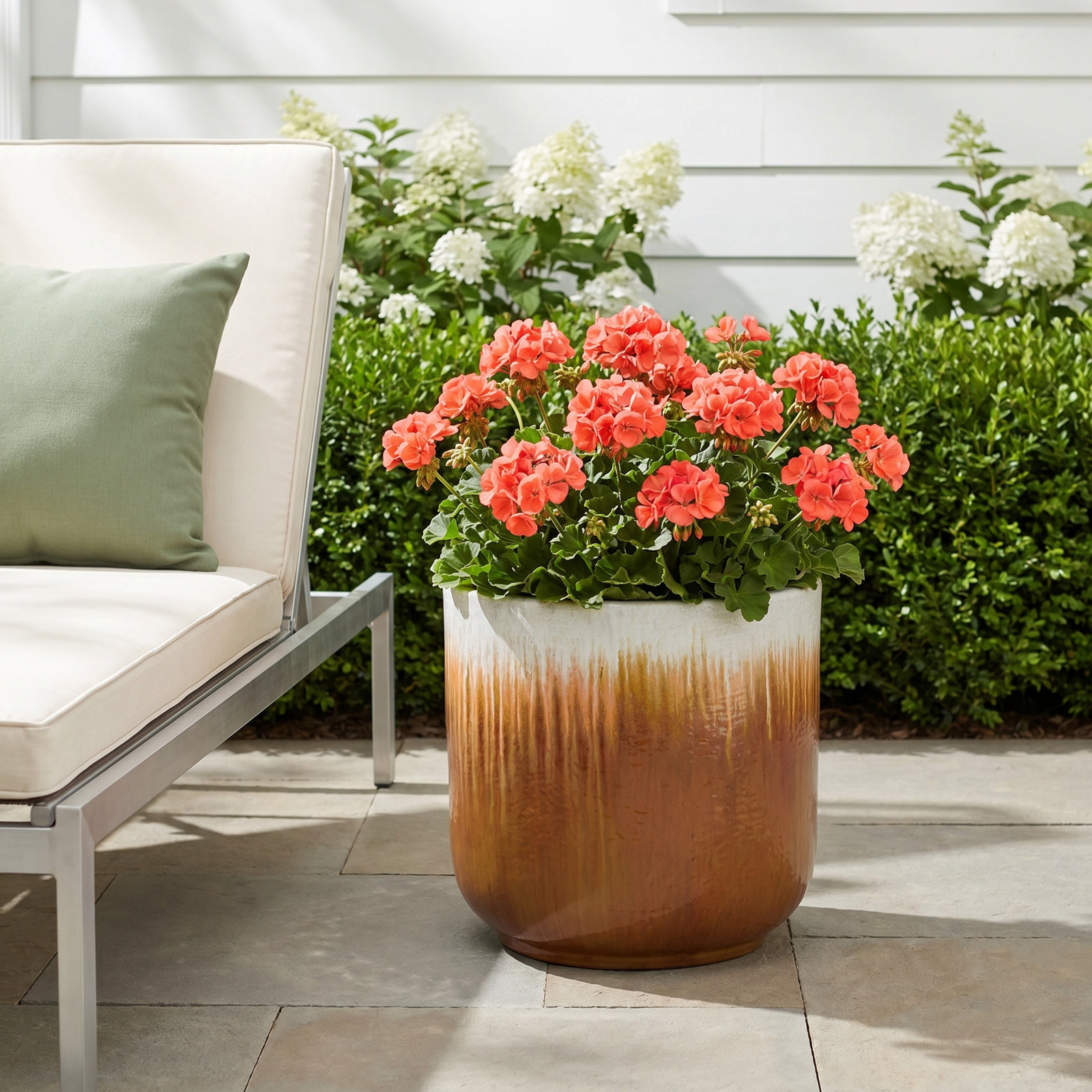Janaesha Ceramic Pot Planter, 20" H x 20" W x 20" D
