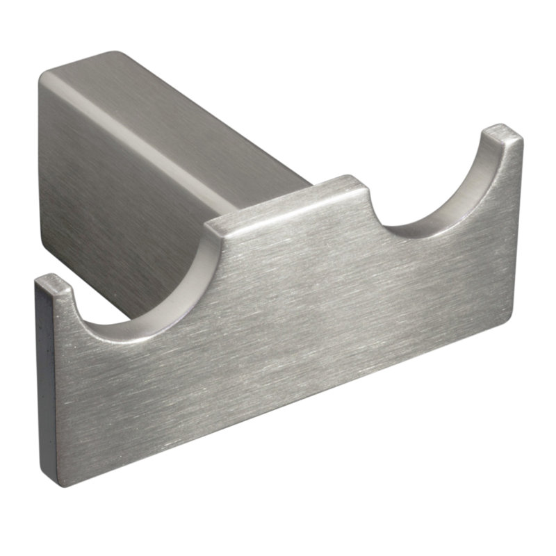 Premium Grade Solid Stainless Steel Wall Mounted Towel Hook, Brushed Nickel