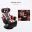 Fauteuil inclinable avec support lombaire, repose-pieds et porte-gobelet