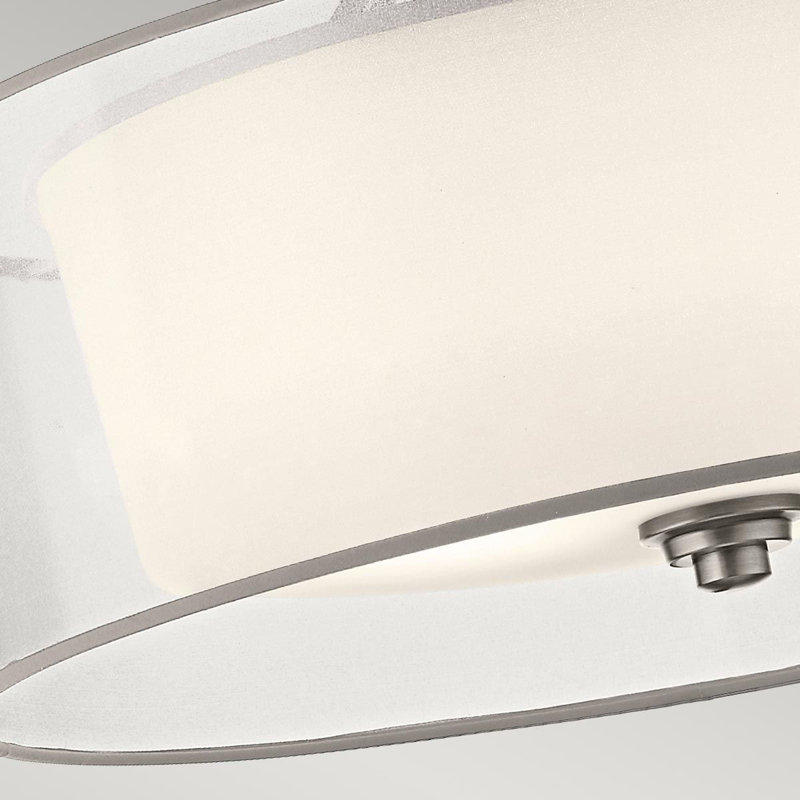Eisen 3-Light 38.1cm Semi Flush Mount