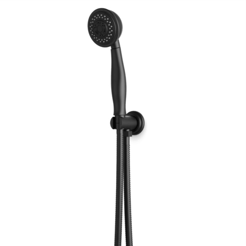 Système de douche complet, Noir mat
