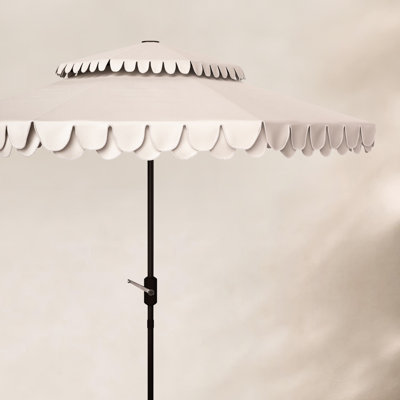 Poppy 101'' Scalloped Tilt Top Outdoor Umbrella