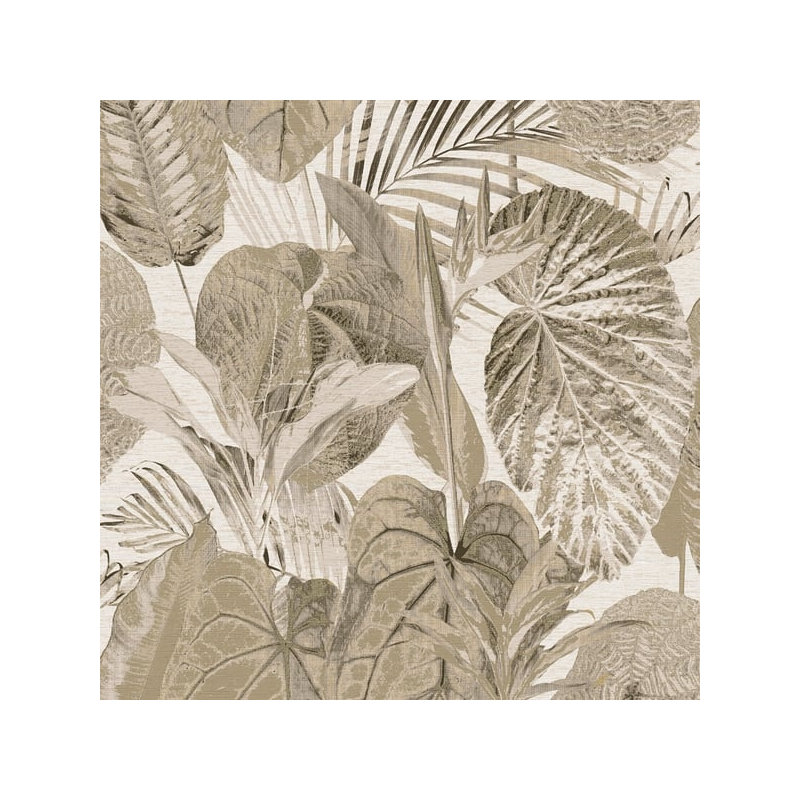 Flourish 10m x 53cm Glitter Wallpaper Roll, Beige