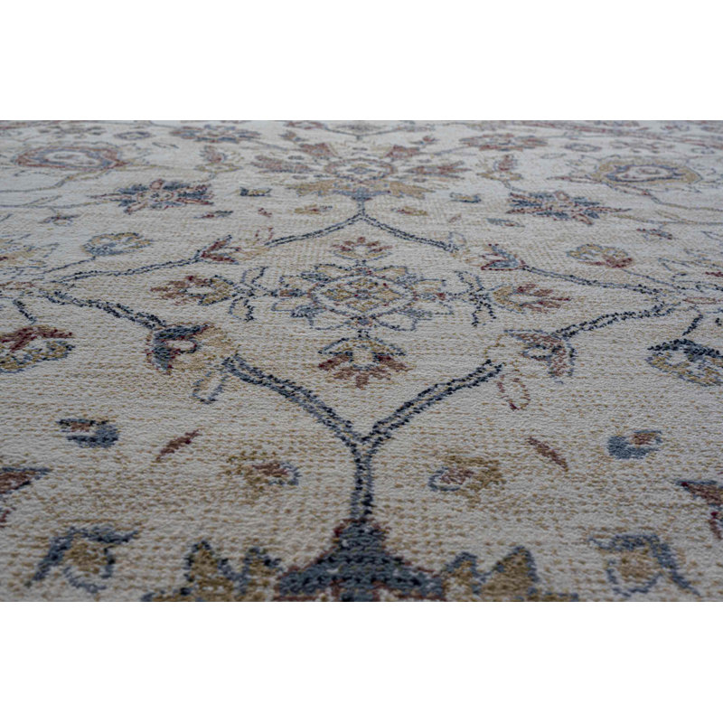 Round Persian Round Beige Area Rug, Round 160cm