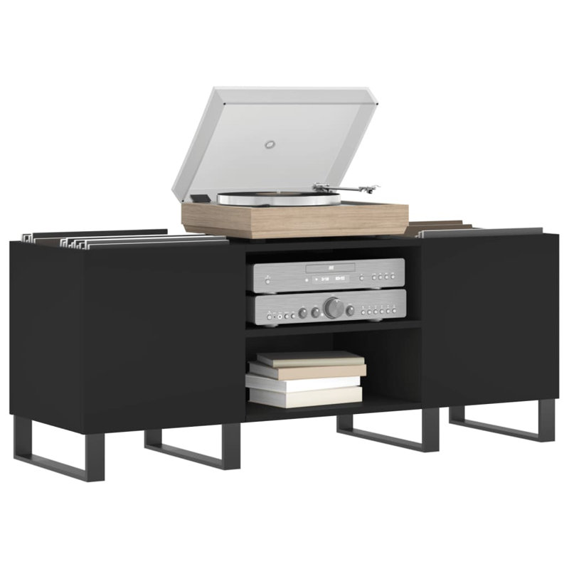 48cm H Media Cabinet, Black