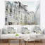 Paysage urbain, aquarelle, illustration sombre, tapisserie-28504165