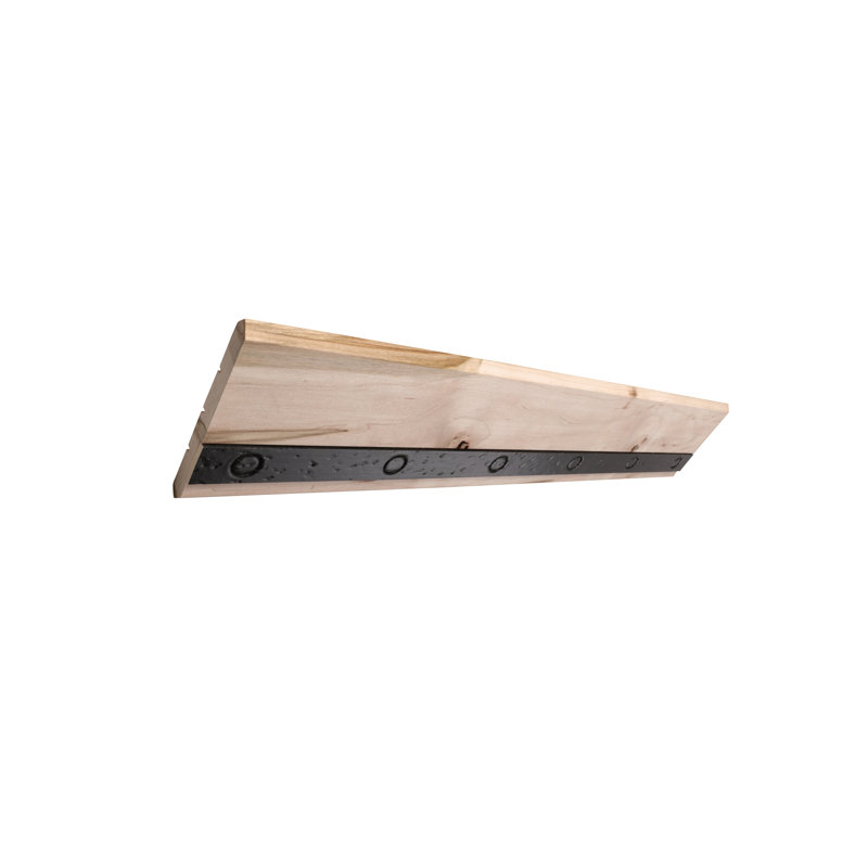 4.5'' Wide Unfinished Maple Wood Crown Moulding