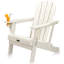 Chaise Adirondack pliante en PEHD pour patio avec porte-gobelet-229104604