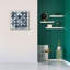  «Blue Gray Density 1» par Emma Scarvey, art mural sur toile, 26 po x 26 po